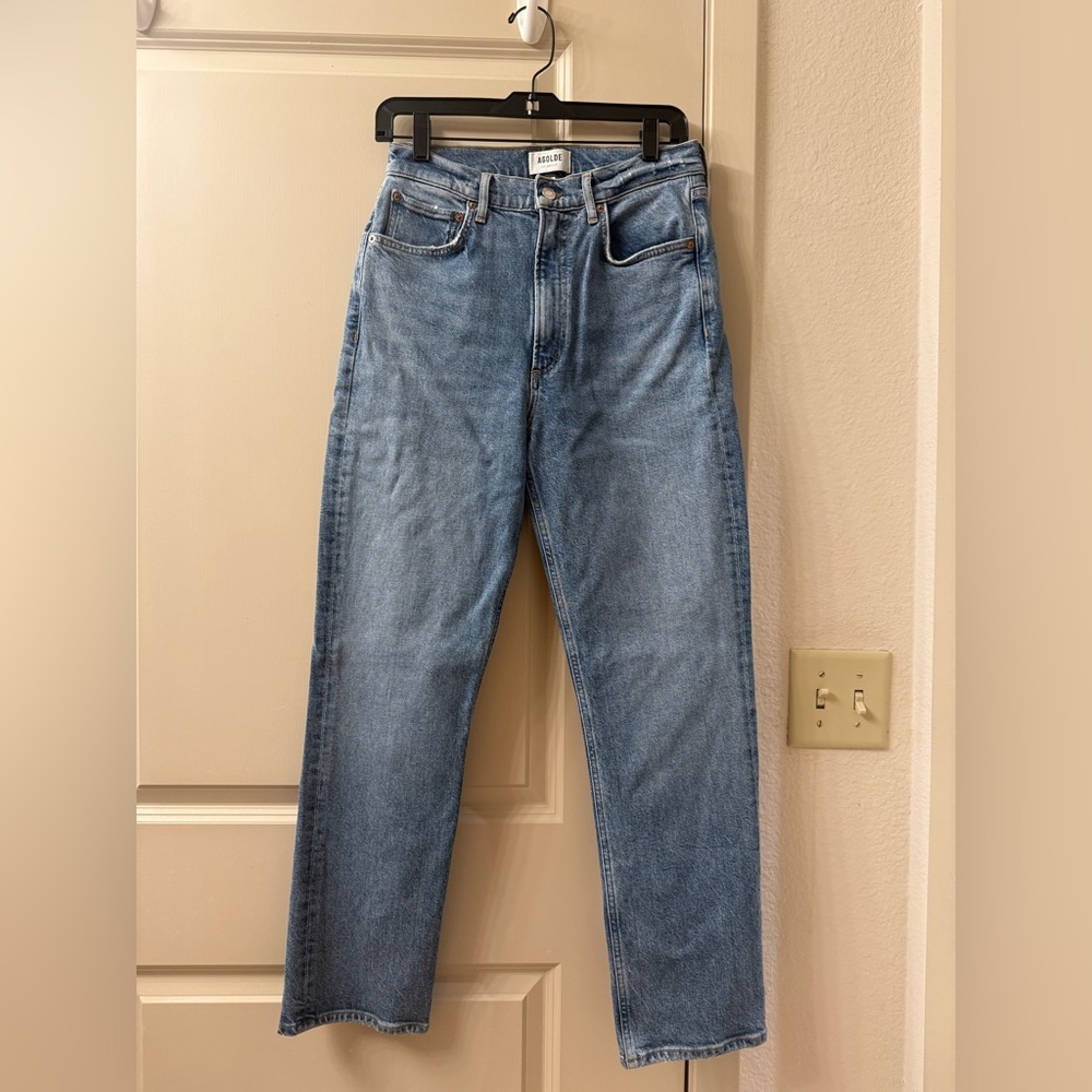 Agolde High rise stovepipe jeans
